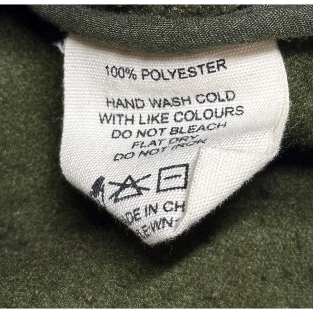 Jackson Rowe Olive Green Sherpa Fleece Shacket Button Front Shirt Jacket Medium